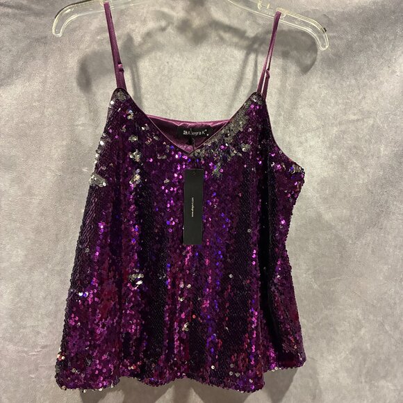 Allegra K Sequined Camisole - Picture 1 of 5
